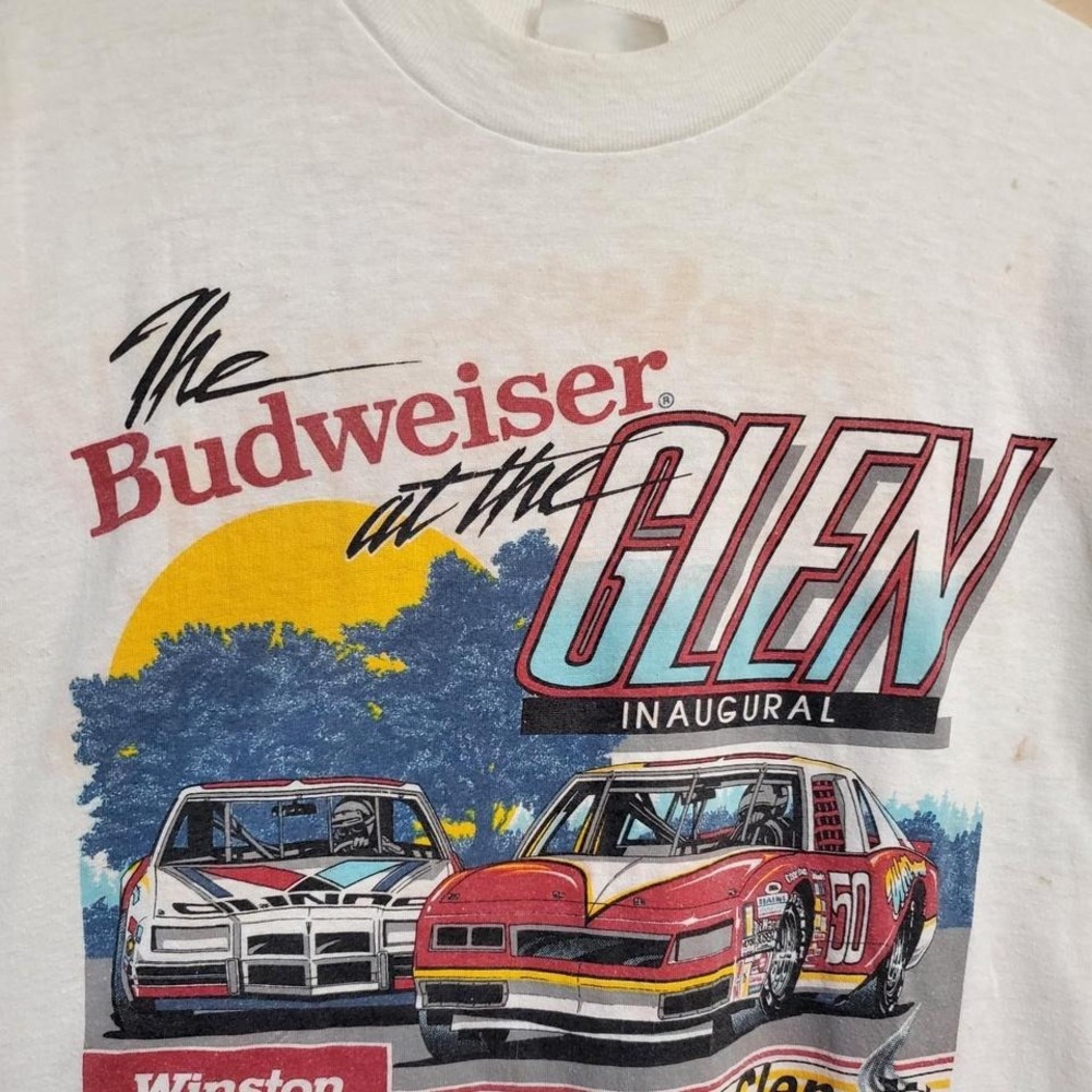 1986 Budweiser Glen Race Car T-Shirt - Picture 2 of 7
